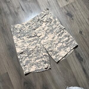 Rothco Digital Camo Army Cargo Shorts Button Fly Mens Medium Regular Waist 31-35